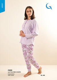 WOMEN'S PAJAMAS M/L Z50090 Tellini S.r.l. Wholesale Clothing